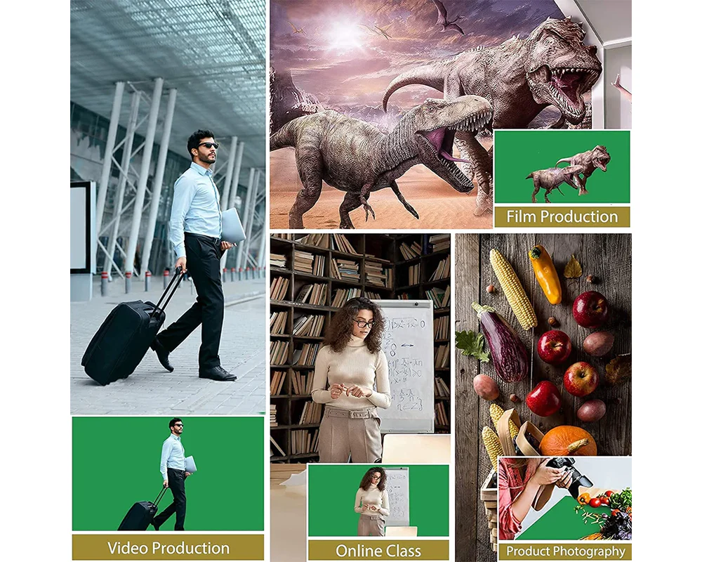 Photography Background Stand with 3 Backdrops Kit 3m - Image 5