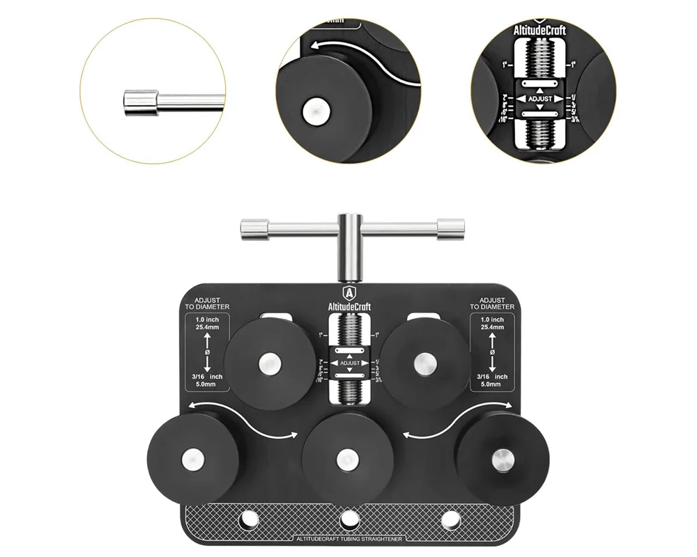 Tube Straightener Pipe Adjuster Aluminum for Copper Tubing Alignment Tool - Image 5