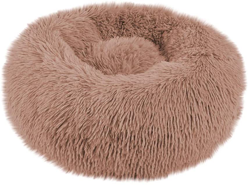 Plush Pet Bed Pet Sofa Pet Beds, Dog Round Cat Winter Warm Sleeping Bag Long Plush Soft Pet - Image 5