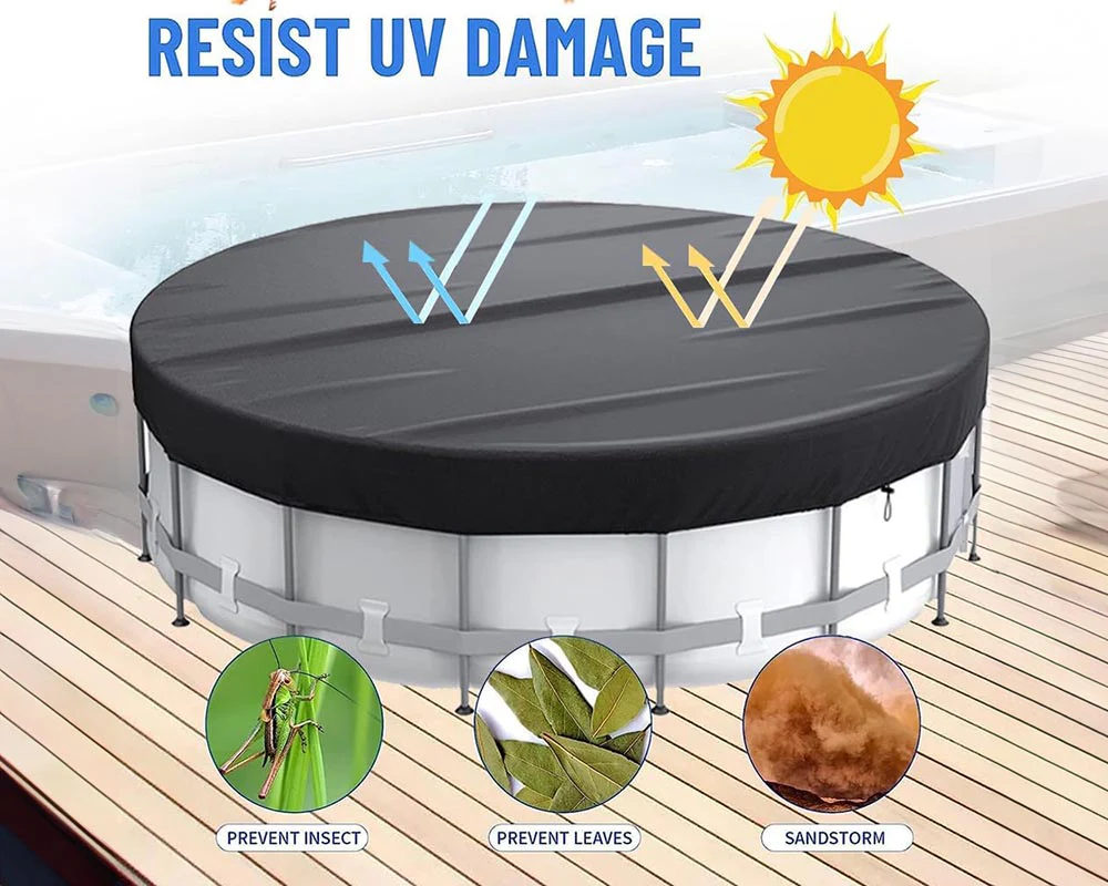 6FT Round Swimming Pool Cover - Image 3