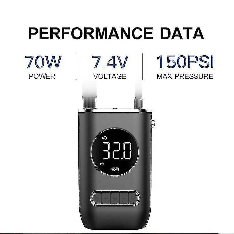 Cordless Tyre Inflator Portable Air Compressor - Image 4