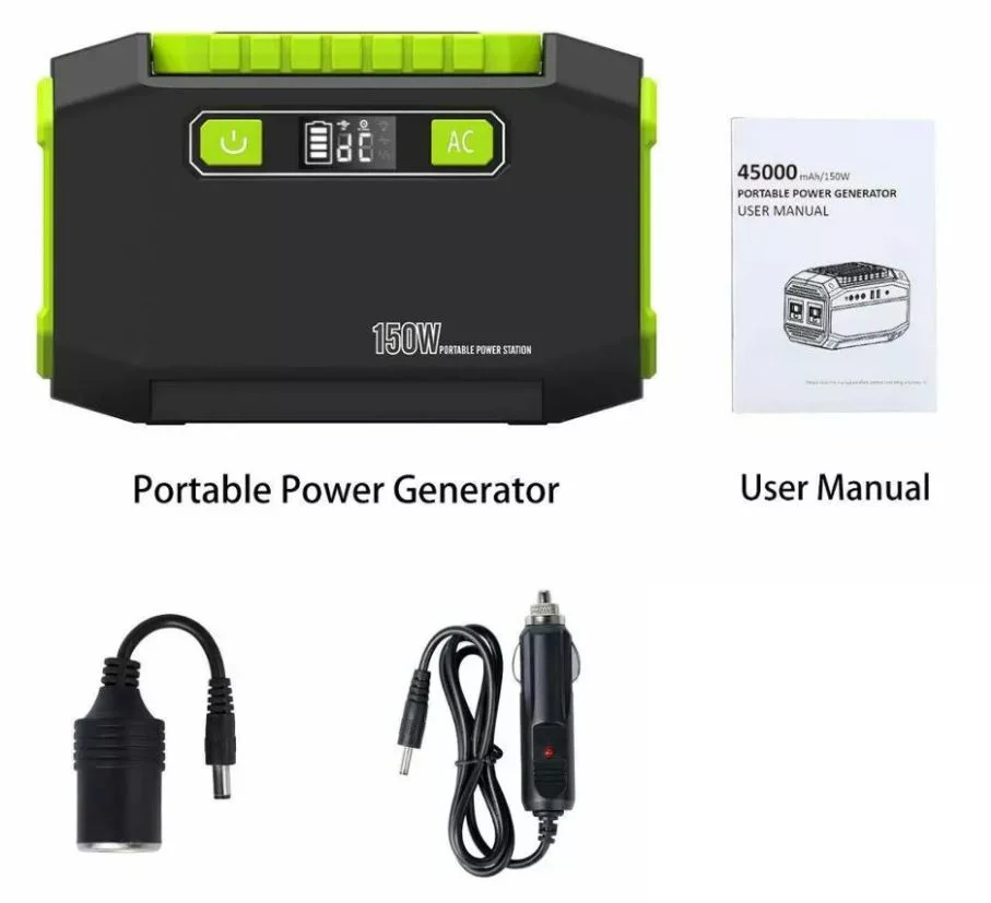 Portable Solar Generator 167Wh 45000mAh Power Station with 230V AC Outlets - Image 6
