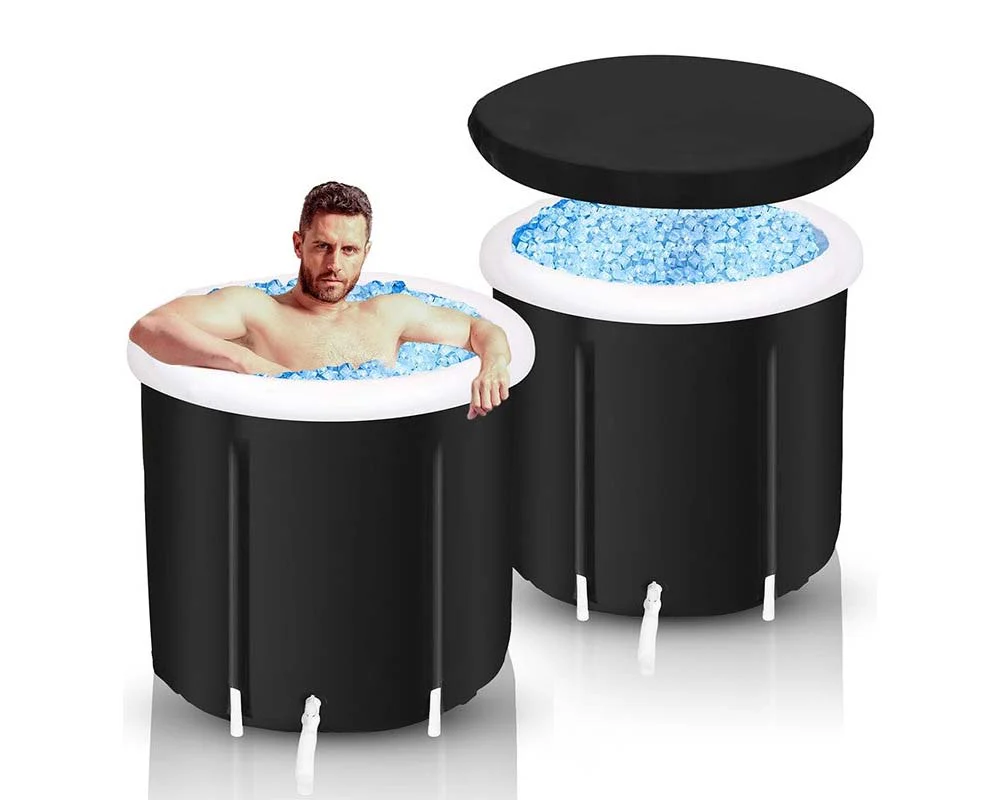 Portable Ice Bath Tub 300L Inflatable SPA Massage - Image 9