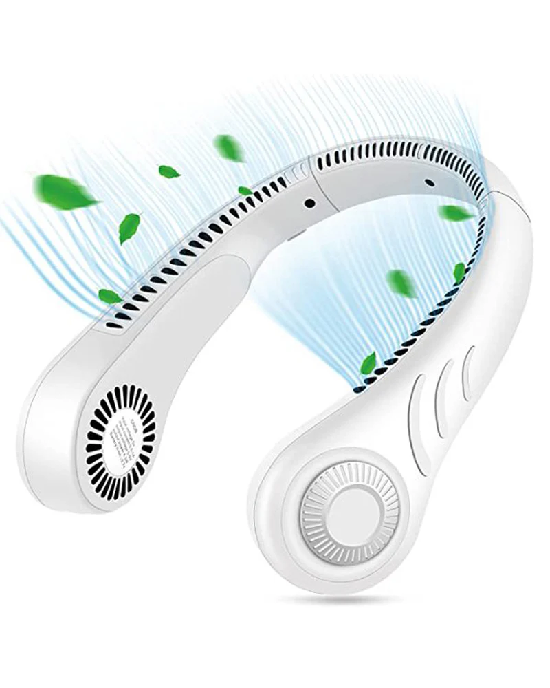 Hand Free Portable Neck Fan Bladeless Neck Fan USB Rechargeable Neck Fan - Image 6