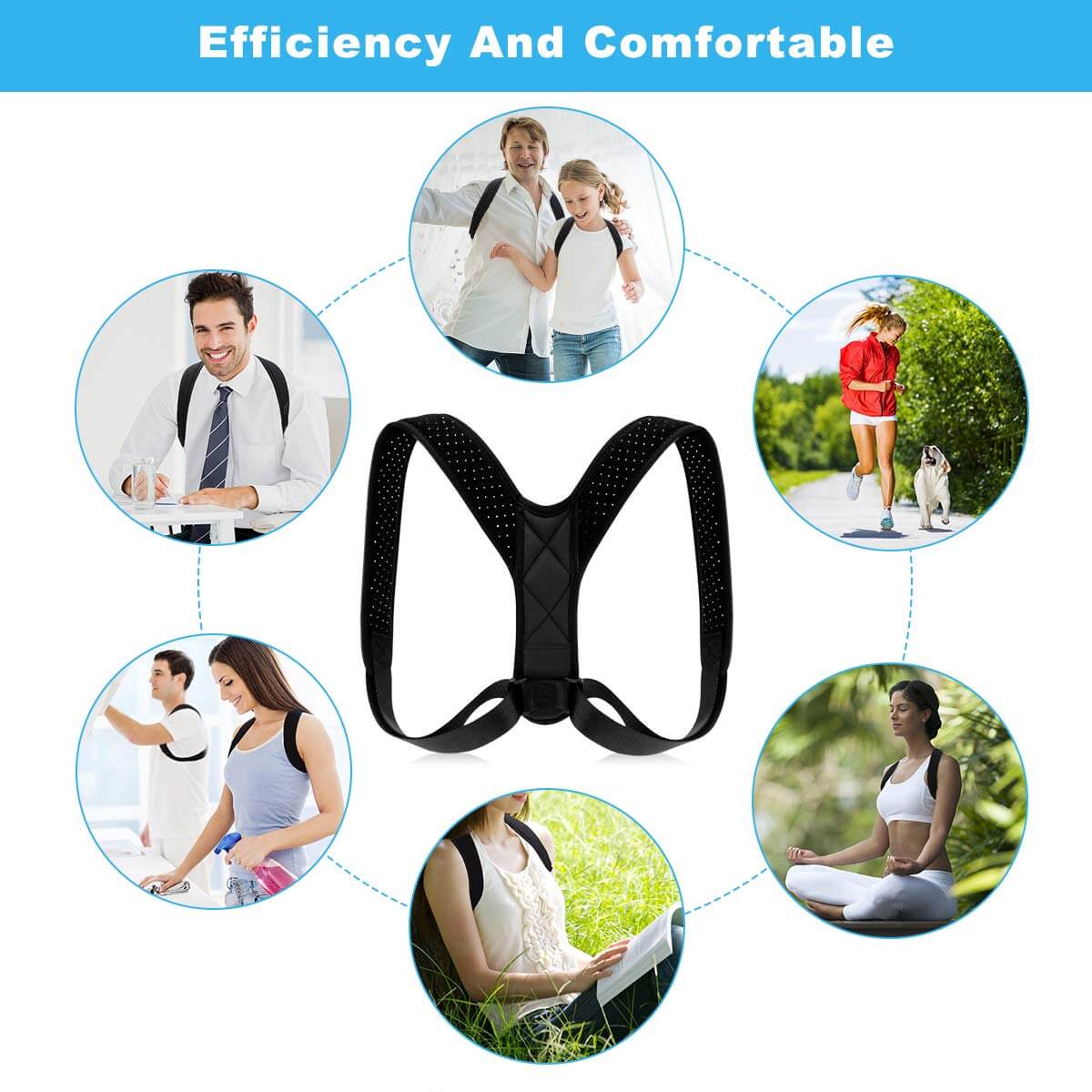 Adjustable Posture Corrector Back Support XL - Image 3