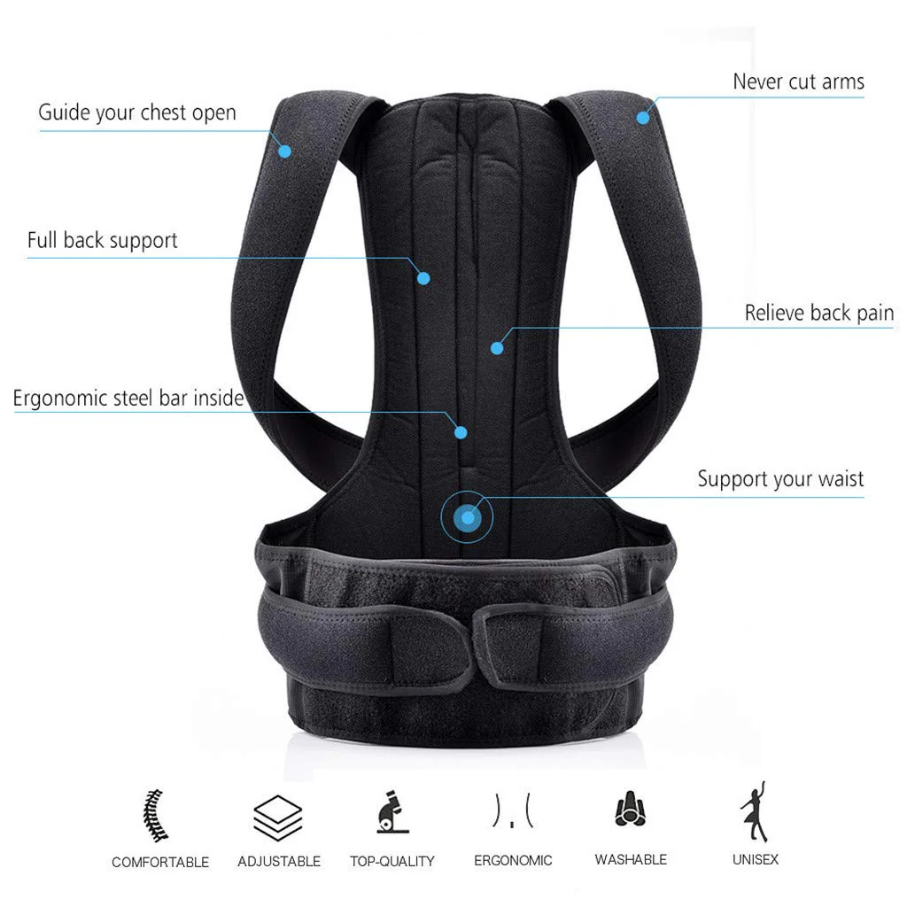 Posture Corrector (XL) Effective Comfortable Adjustable Back Straightener - Image 8