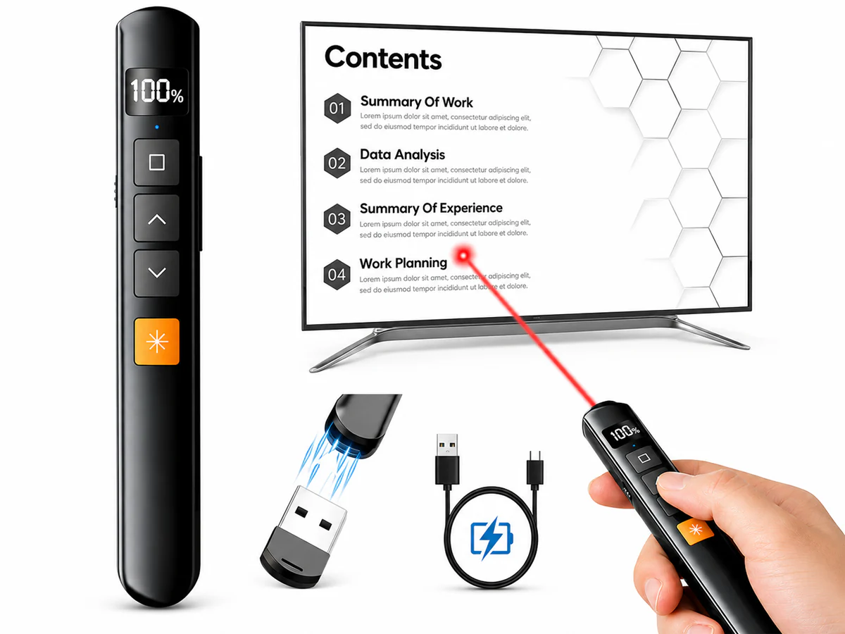 2.4Ghz USB Wireless Presenter Laser Pointer - Image 2