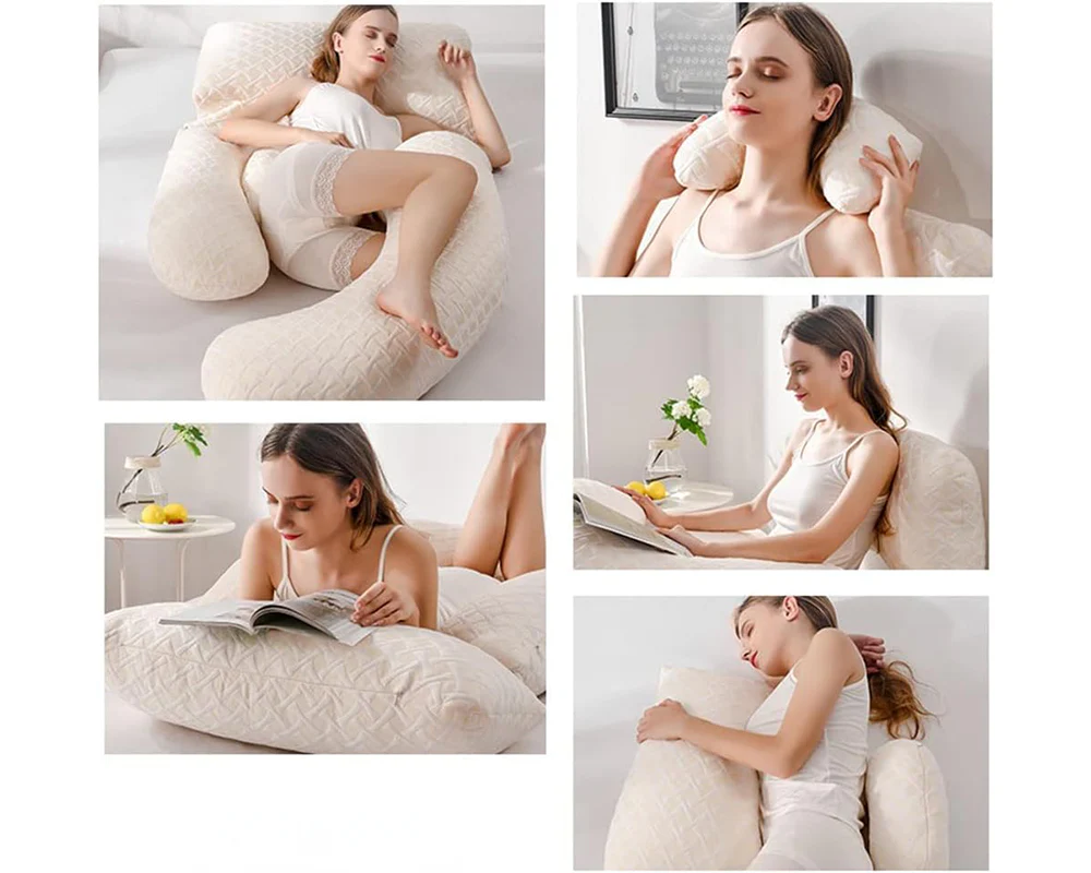 Pregnancy Pillow U-Shape Full Body Pillow - Image 7