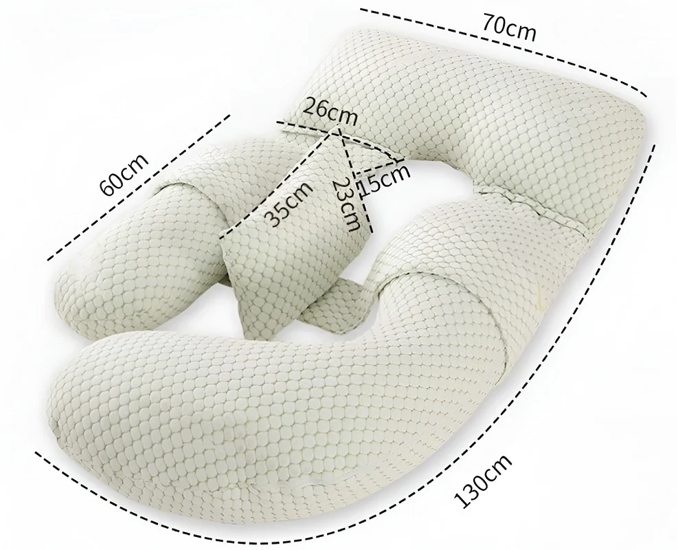 Pregnancy Pillow U-Shape Full Body Pillow - Image 8