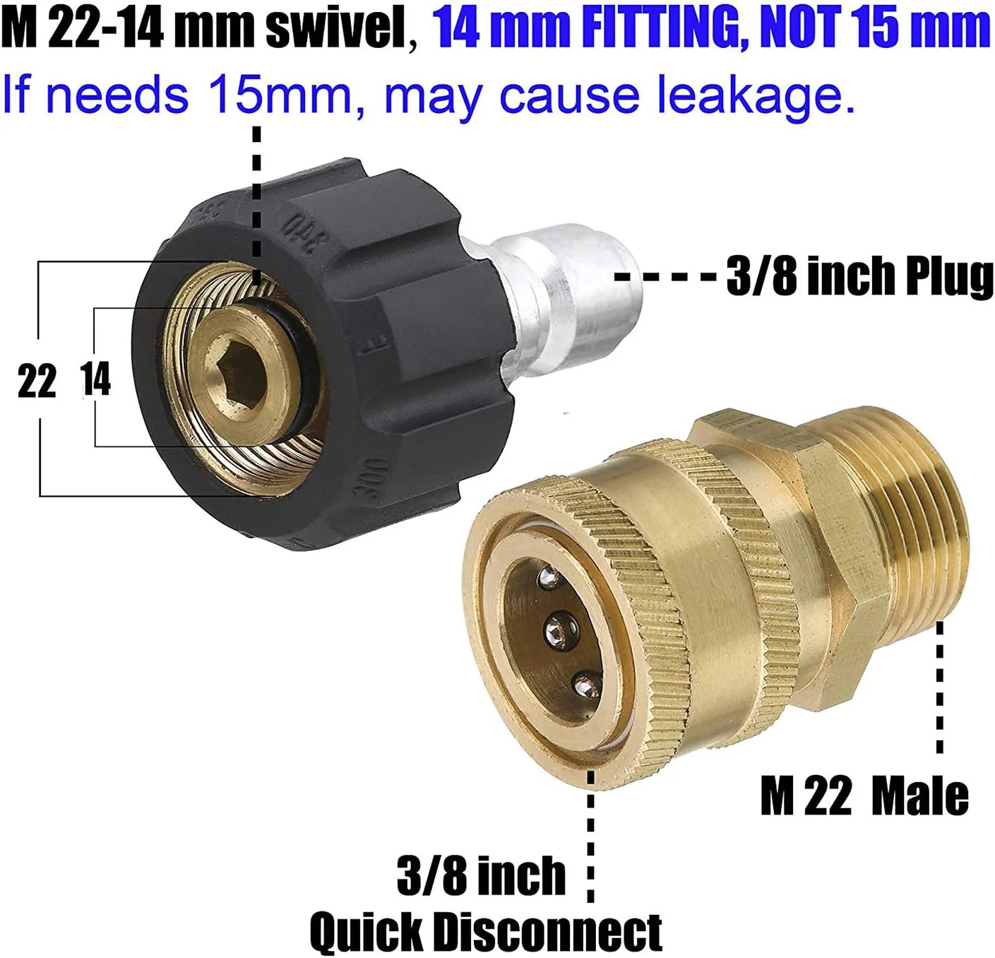 Pressure Washer Adapter Set - Image 4