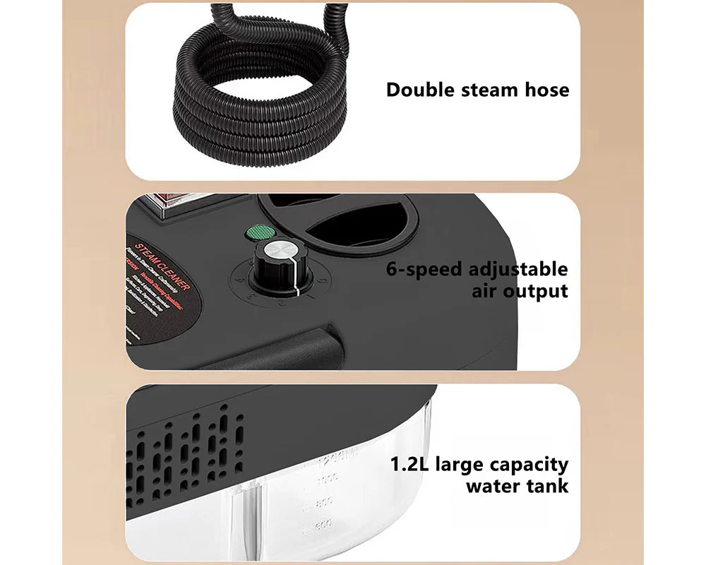 Handheld 2500W Steam Cleaner High Temperature Pressurized - Image 5
