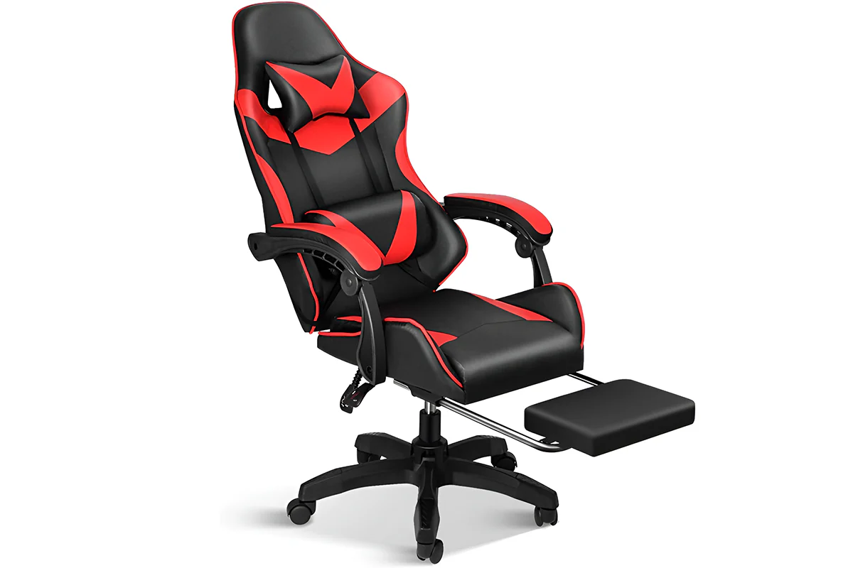 Ergonomic Gaming Chair with Footrest - Image 9