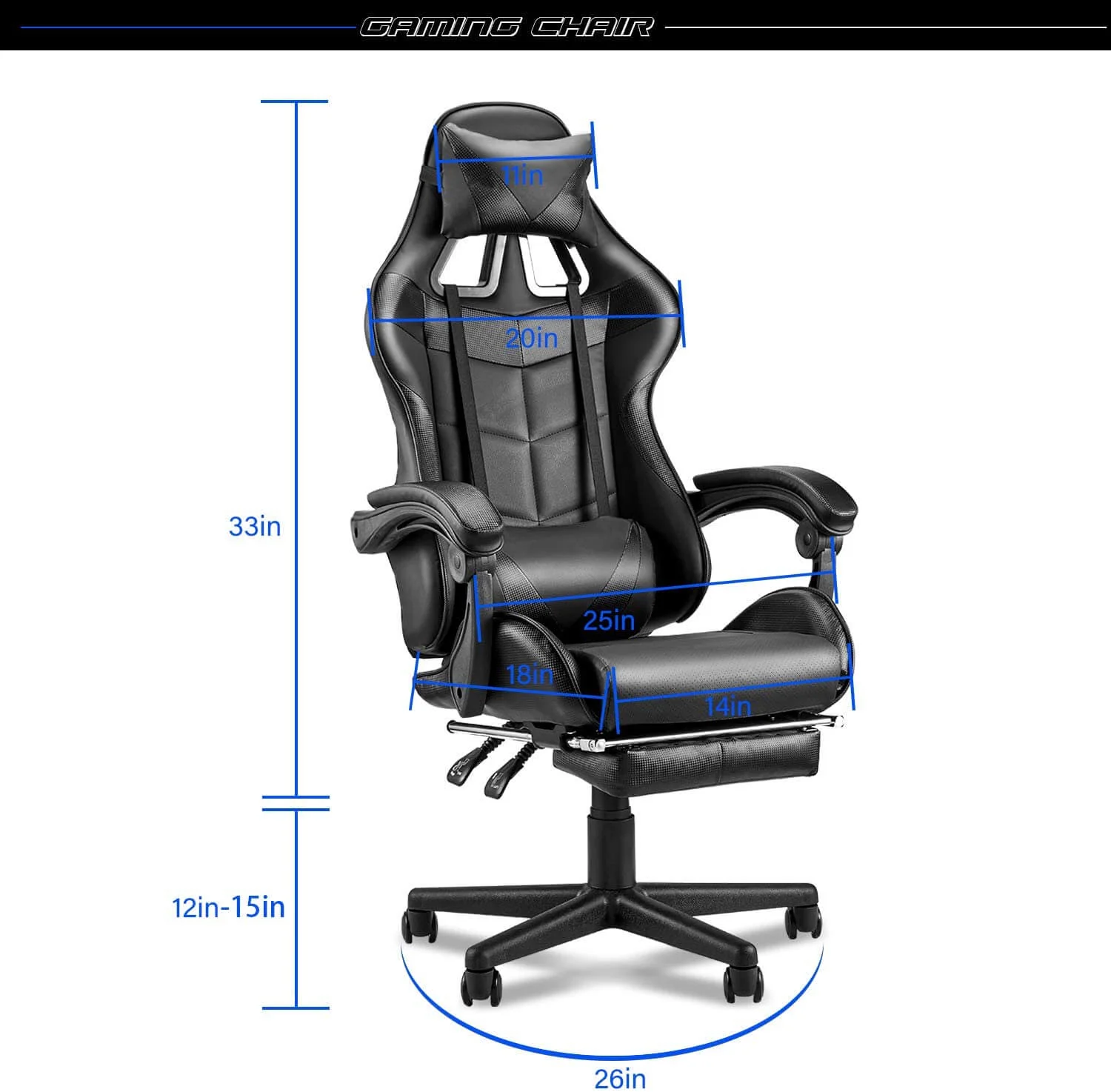 Gaming Chair Racing Chair - Image 5