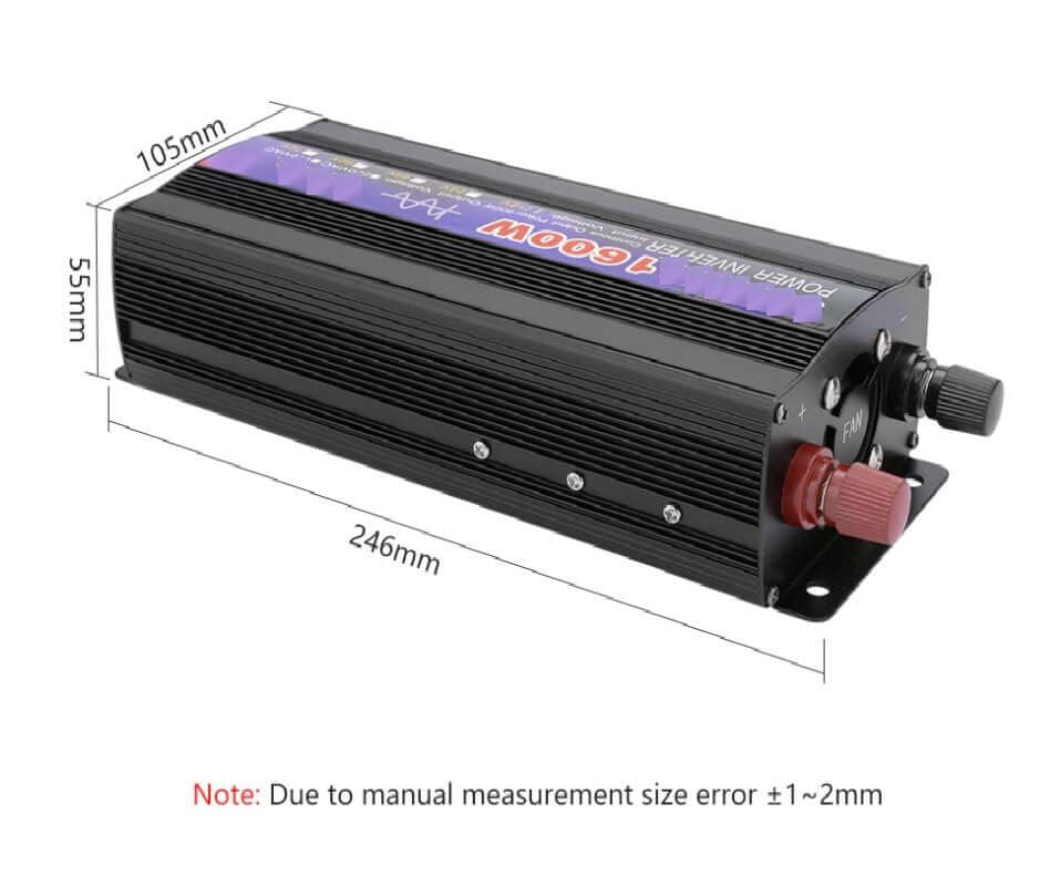 12V Car Inverter 1600W - Image 2