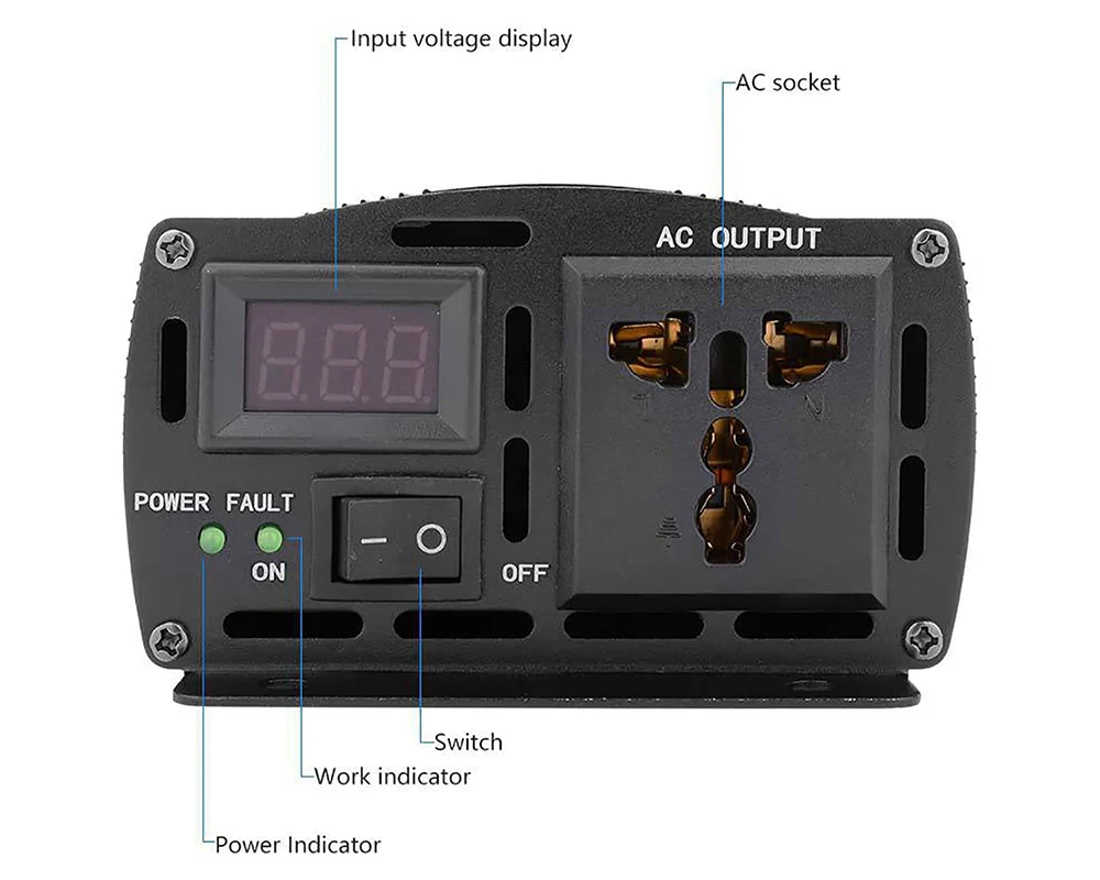 2000W Pure Sine Wave Power Inverter - Image 5