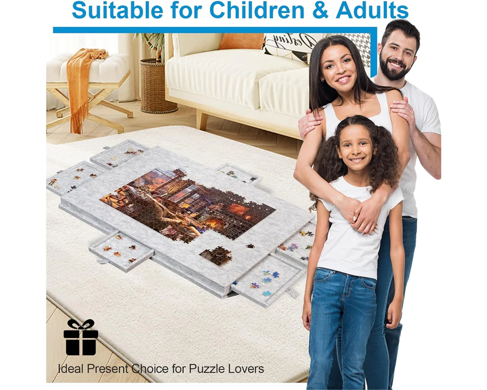 Puzzle Table Craft Board Game Table Jigsaw Game Table - Image 7