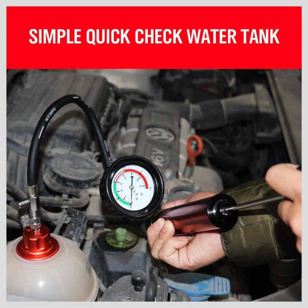 Radiator Pressure Tester Tester Gasket Test Kit Leak Detector - Image 4