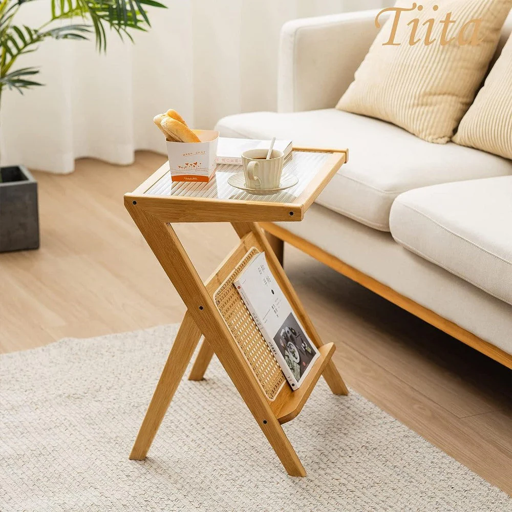 Rattan Side Table - Image 2