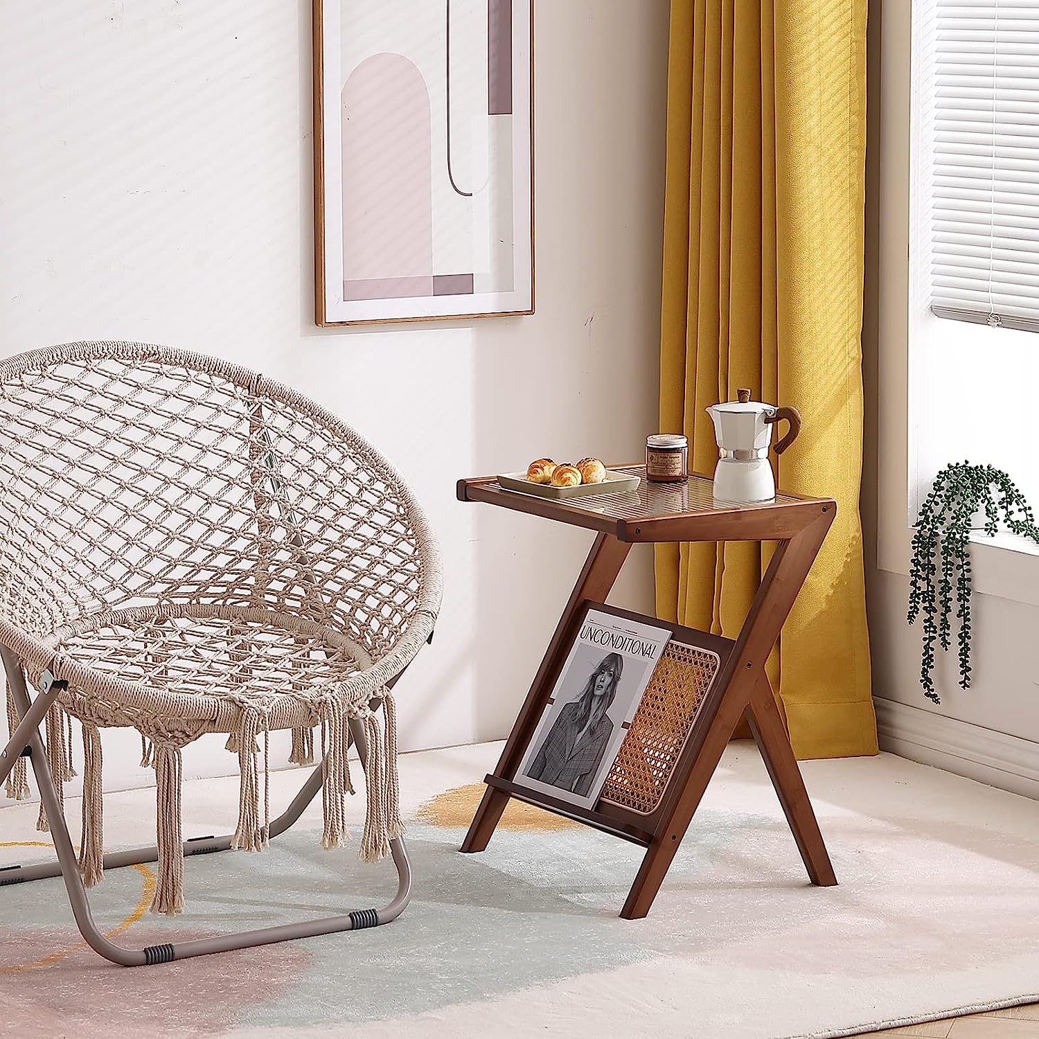 Rattan Side Table - Image 3