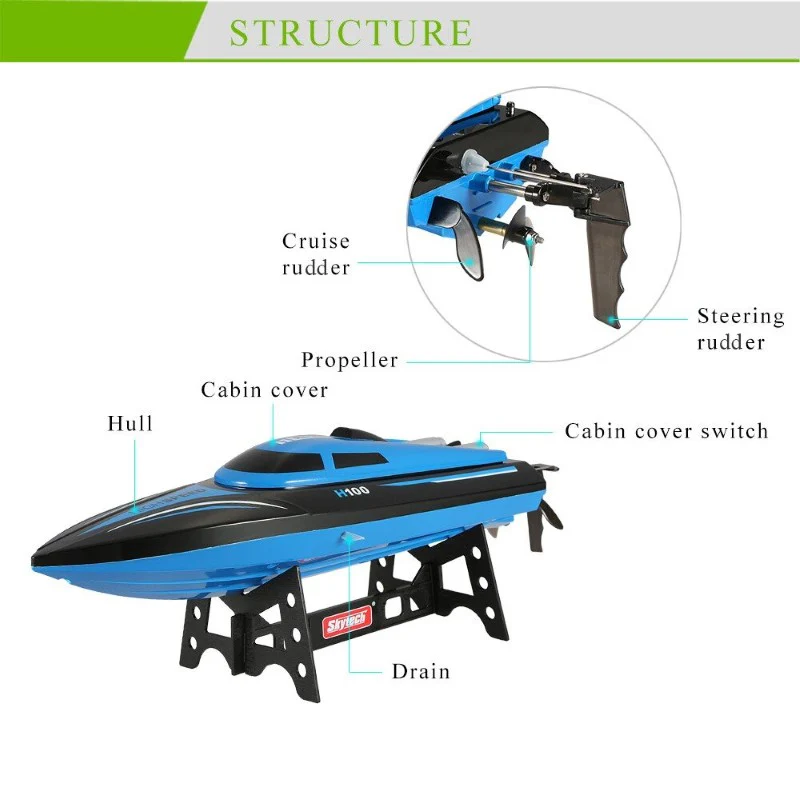 Remote Control Boat RC Boat Racing boat - Image 6