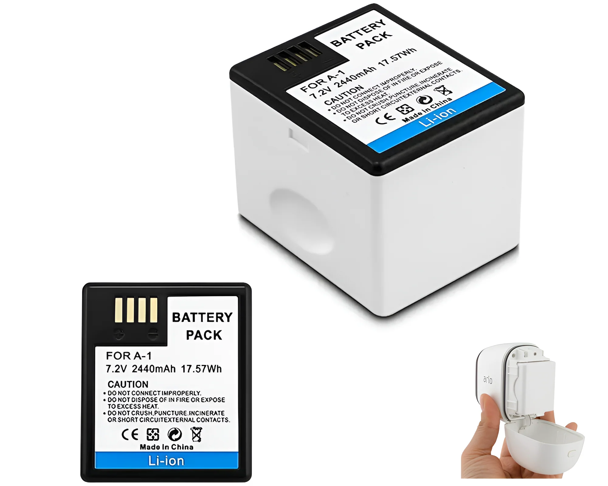 Arlo Rechargeable Battery for Arlo Pro Pro 2 Replacement - Image 2