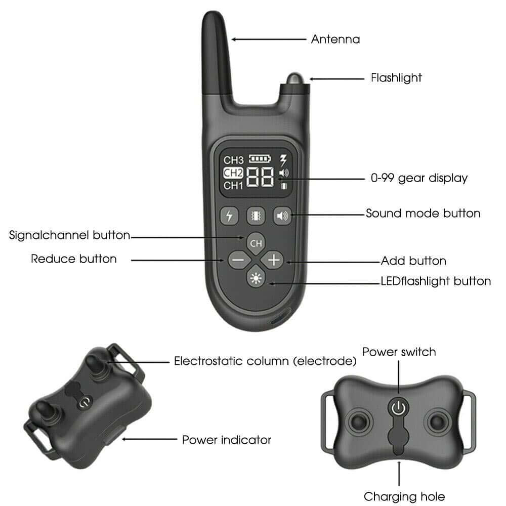 Dog Training Collar 800M - Image 2