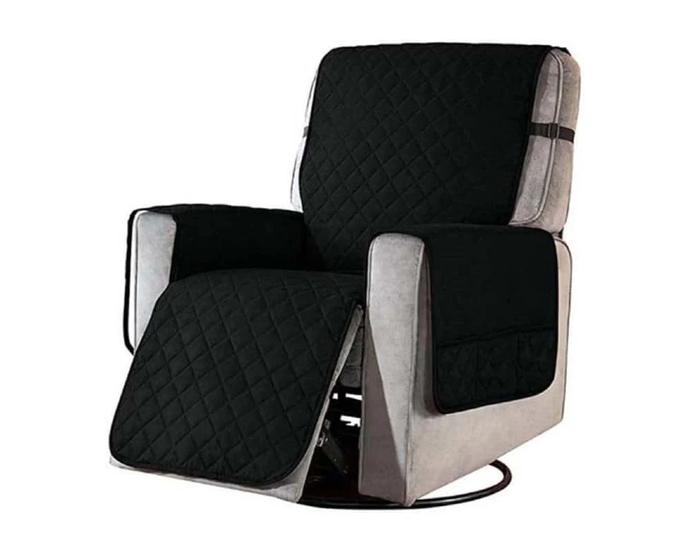 Recliner Chair Cover Sofa Slipcover Couch Protector with Non Slip Strap - Image 6