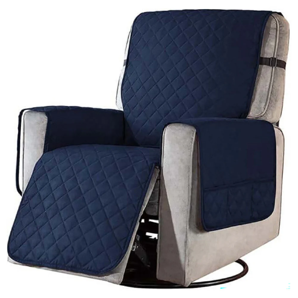 Recliner Chair Cover Sofa Slipcover Couch Protector with Non Slip Strap