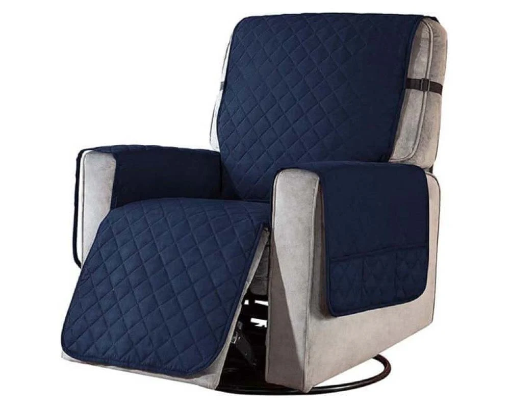 Recliner Chair Cover Sofa Slipcover Couch Protector with Non Slip Strap - Image 7