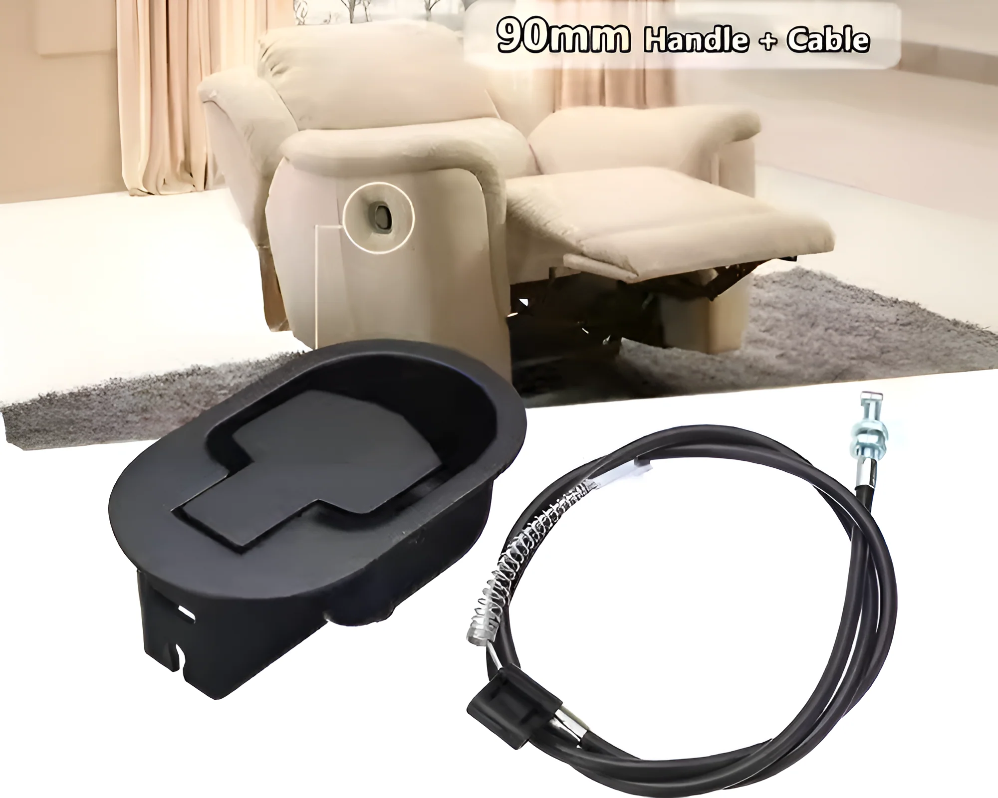 Recliner Handle Release Lever with Trigger Cable - Image 5