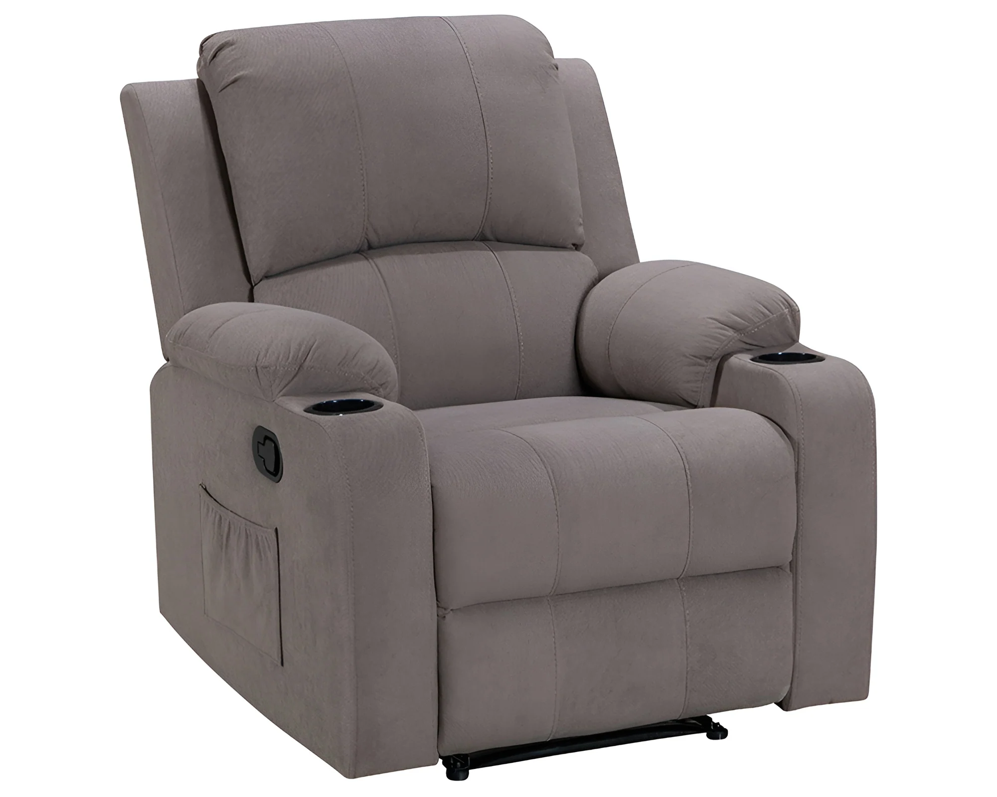 Manual Recliner Sofa Set With Cup Holders - Image 5