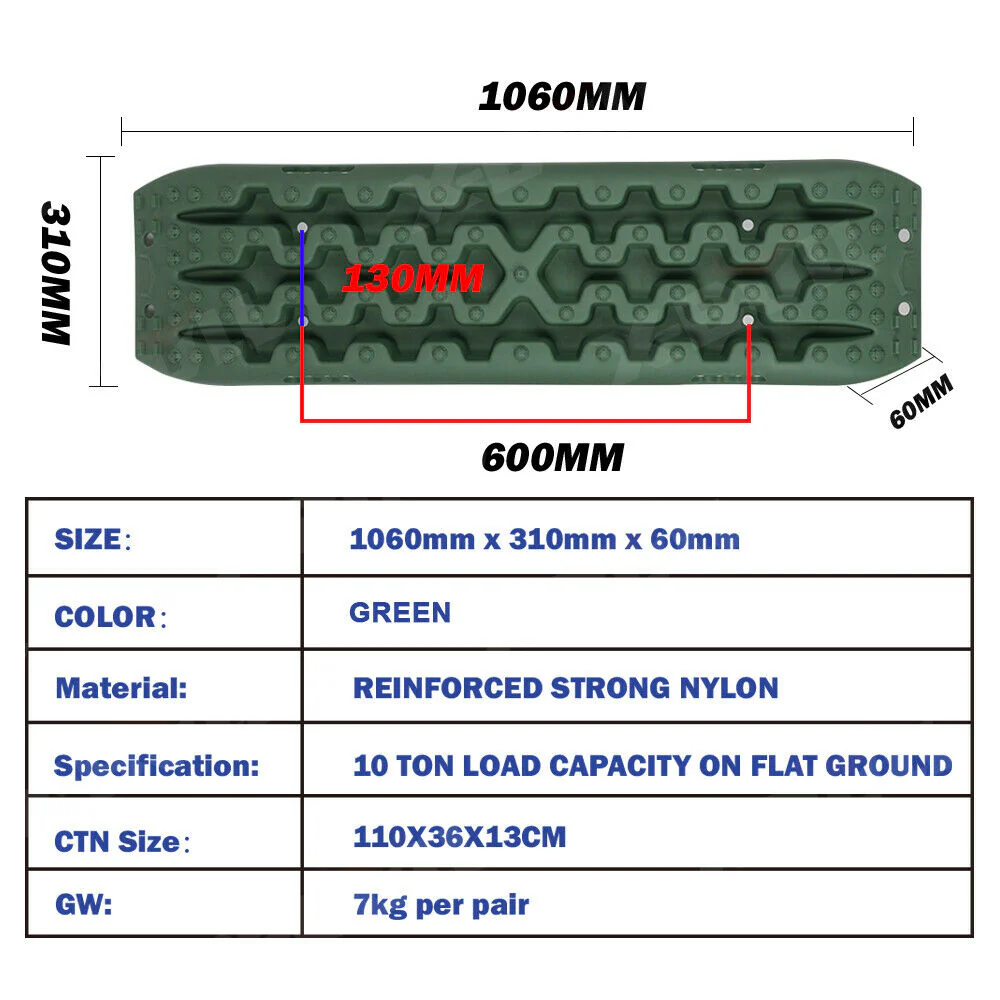 X-BULL Recovery Tracks Sand Mud Snow Track Tire Ladder 4WD - Image 2