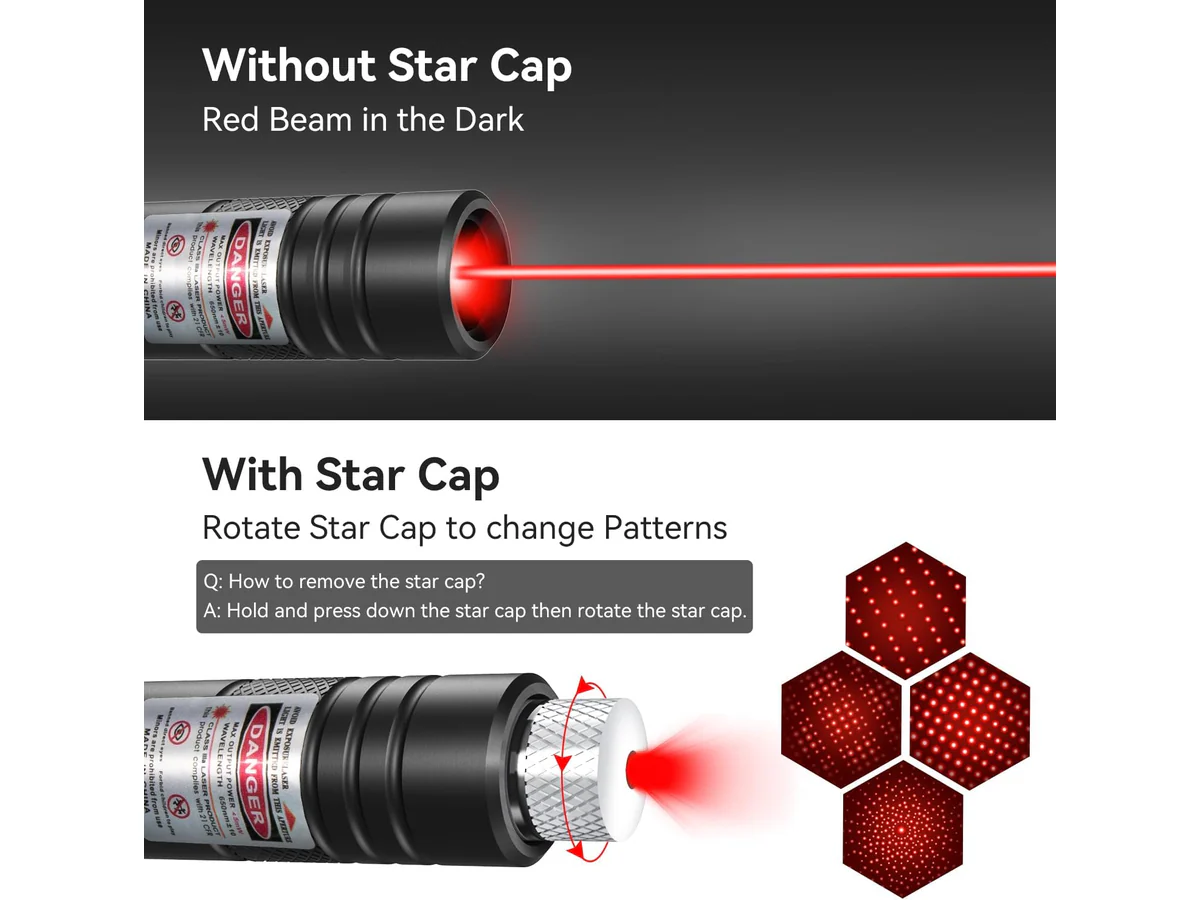 Rechargeable Red Laser Pointer Pen - Image 5
