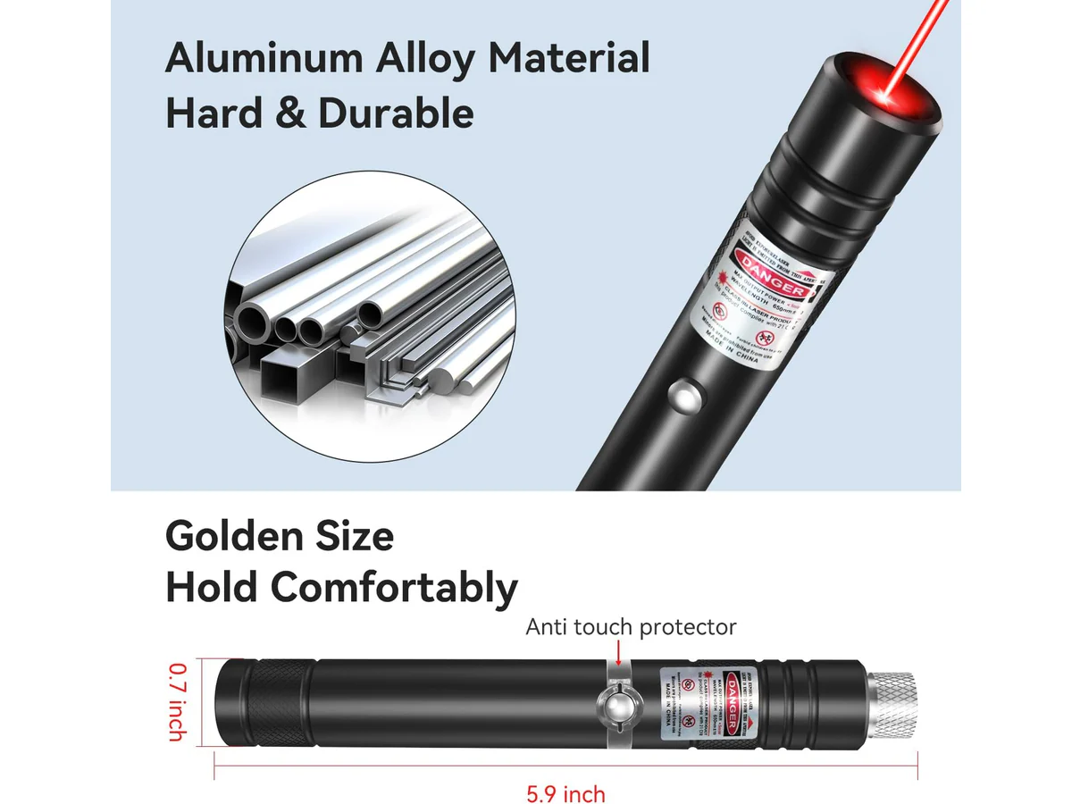Rechargeable Red Laser Pointer Pen - Image 6