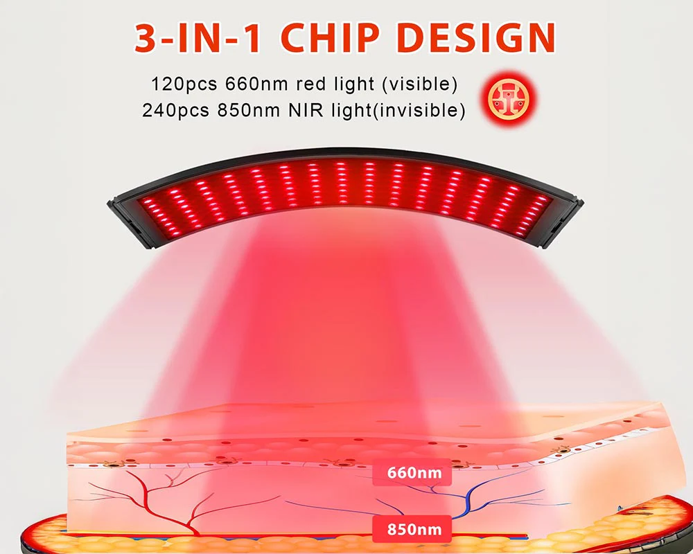 Red Light Therapy Lamp with Stand - Image 7