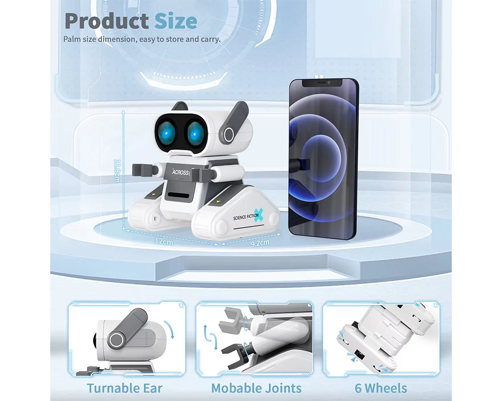 Rechargeable Remote Control Robot Toy with Touch - Image 11