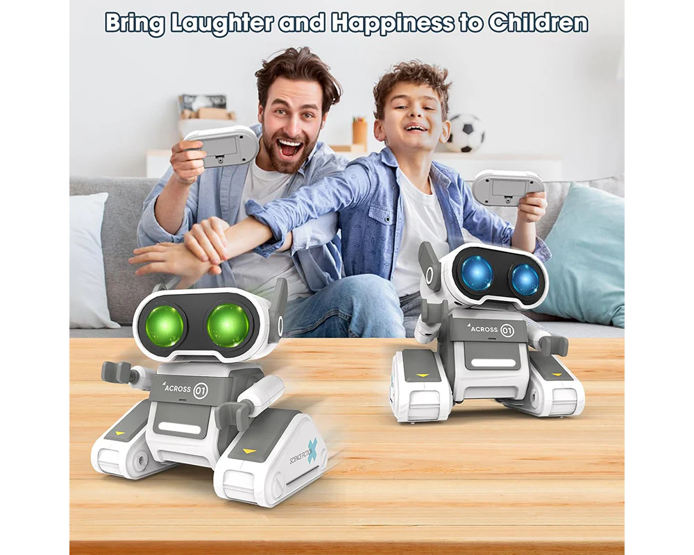 Rechargeable Remote Control Robot Toy with Touch - Image 3