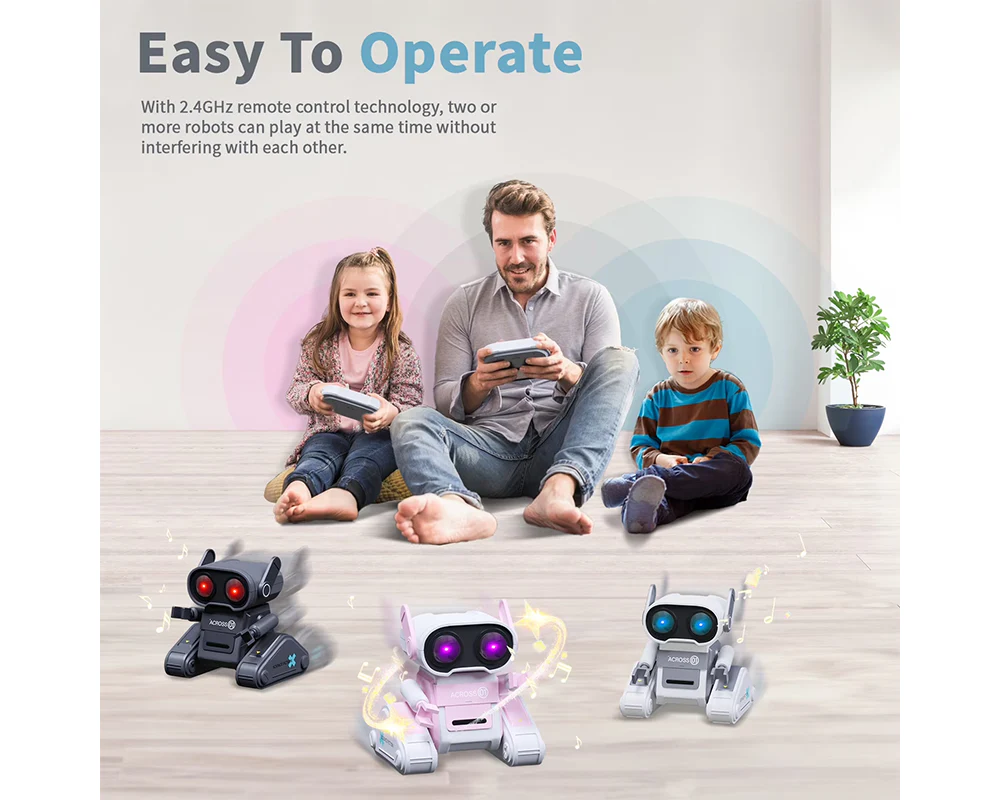 Rechargeable Remote Control Robot Toy with Touch - Image 7