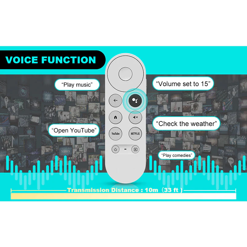 Compatible Google Chromecast 4K TV Remote Control - Image 6