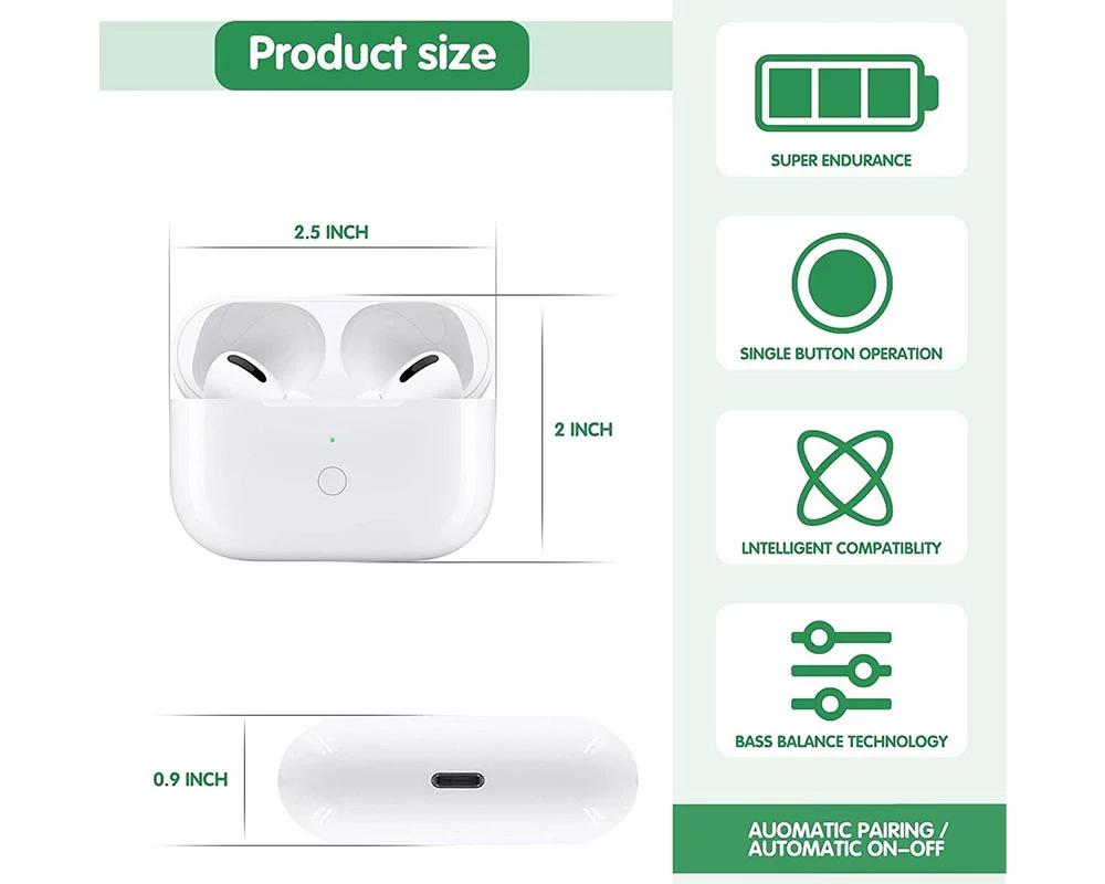 Wireless Charging Case for AirPods Pro 1 / Pro 2 Replacement - Image 7
