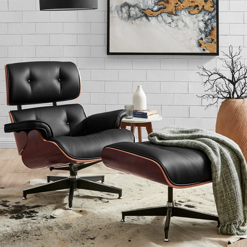 Replica Chair with Ottoman - Image 4