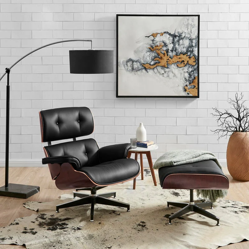 Replica Chair with Ottoman - Image 5
