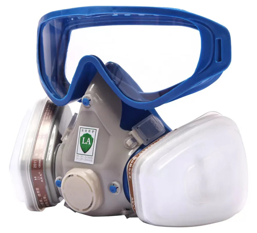 Respirator Mask With Safety Glasses - Image 3