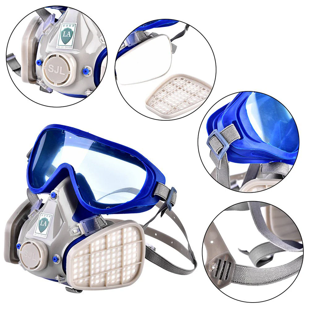 Respirator Mask With Safety Glasses - Image 5