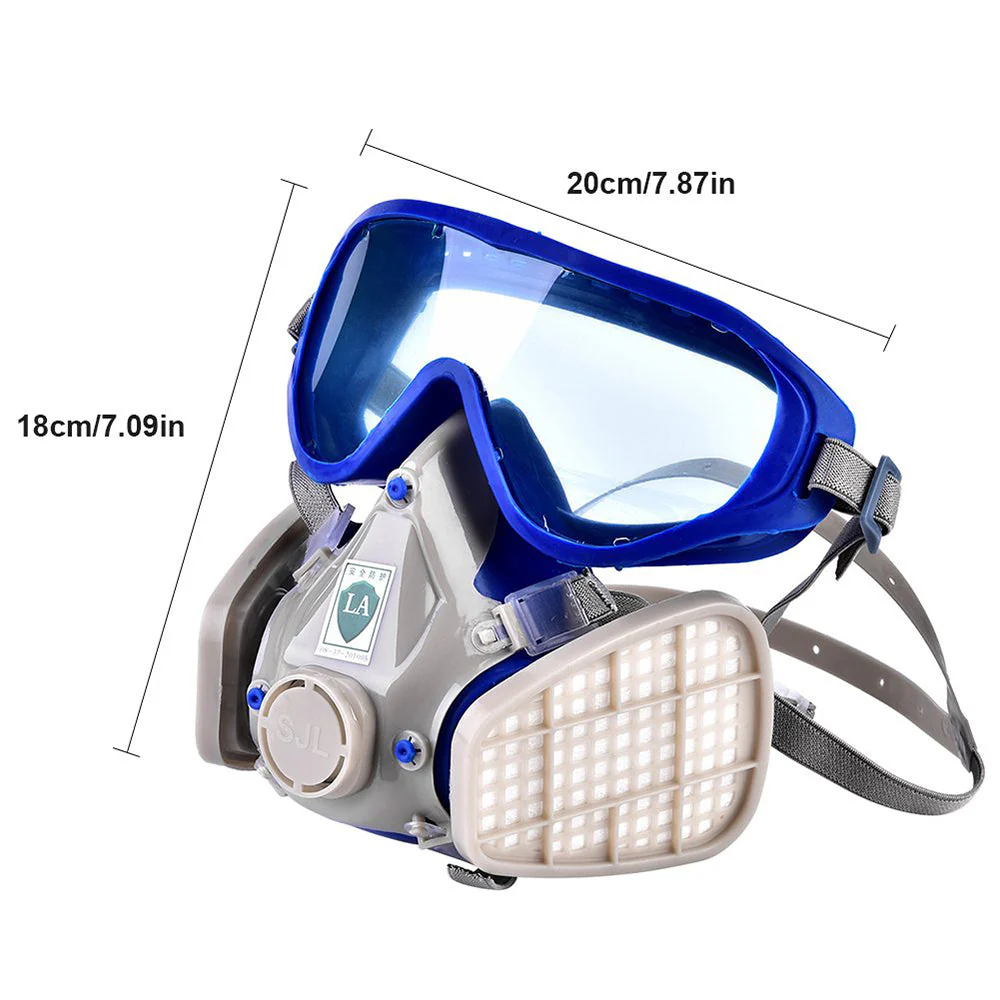 Respirator Mask With Safety Glasses - Image 7