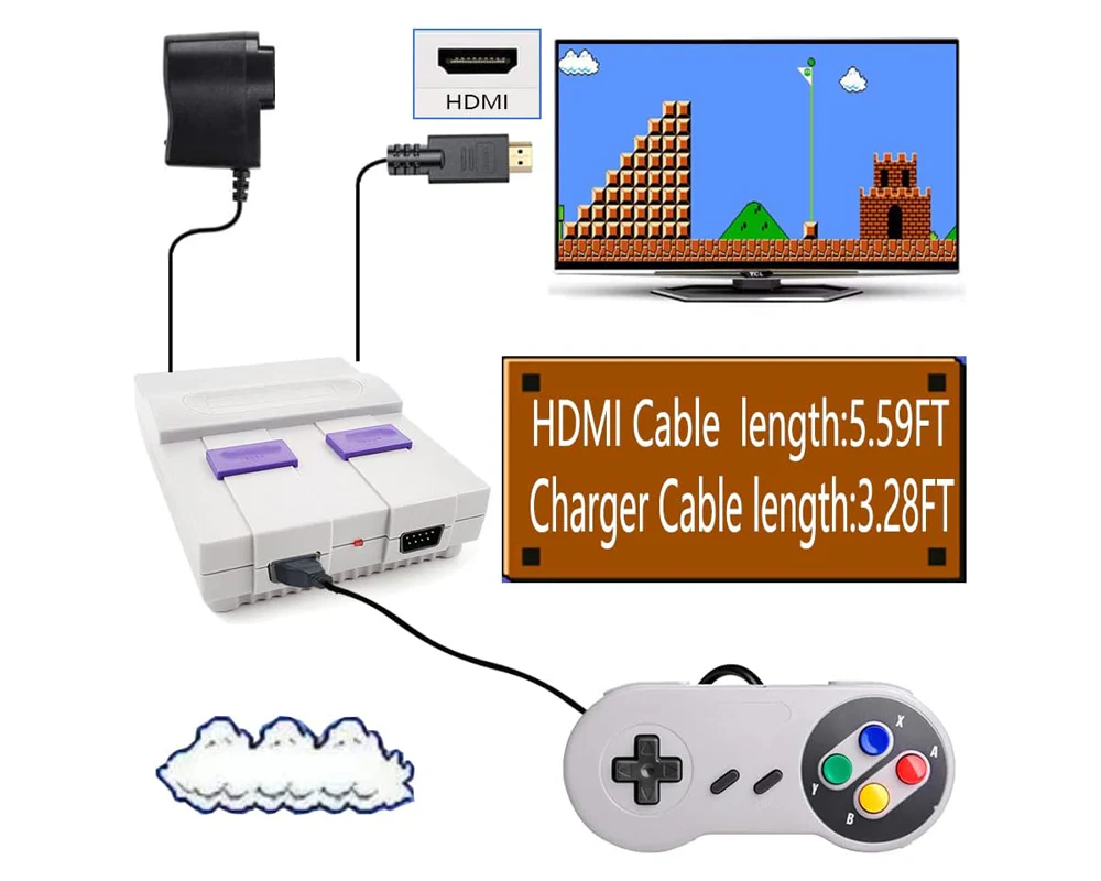 821-in-1 Retro Classic Game Console – Super Classic Mini HDMI Video Game System - Image 3