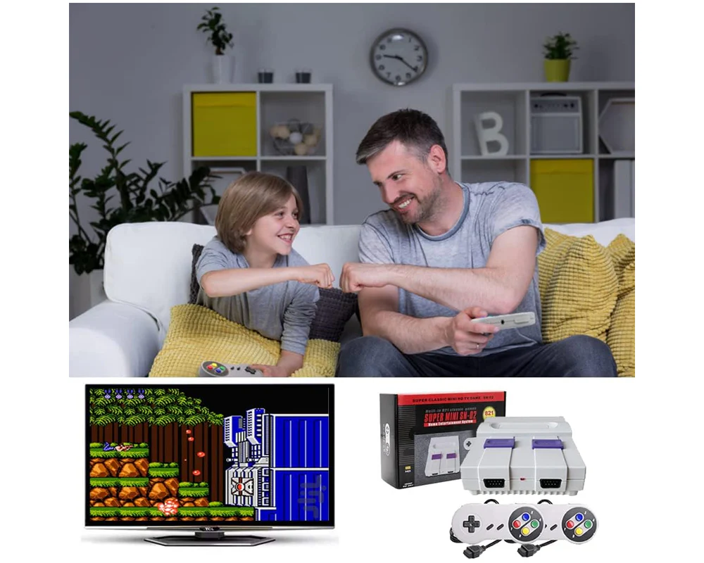 821-in-1 Retro Classic Game Console – Super Classic Mini HDMI Video Game System - Image 7