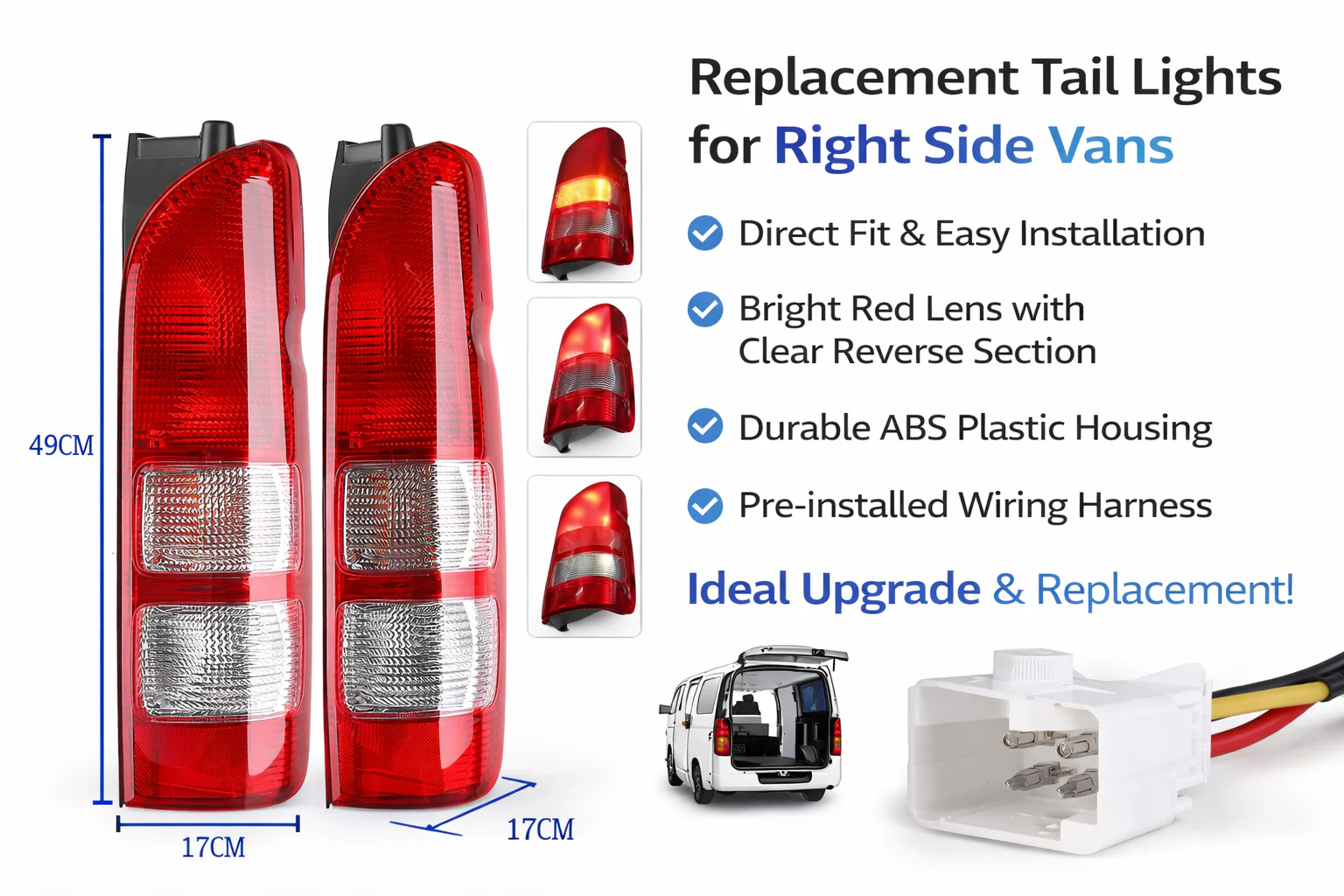 Right Tail Light Rear Brake Lamp Replacement - Image 12