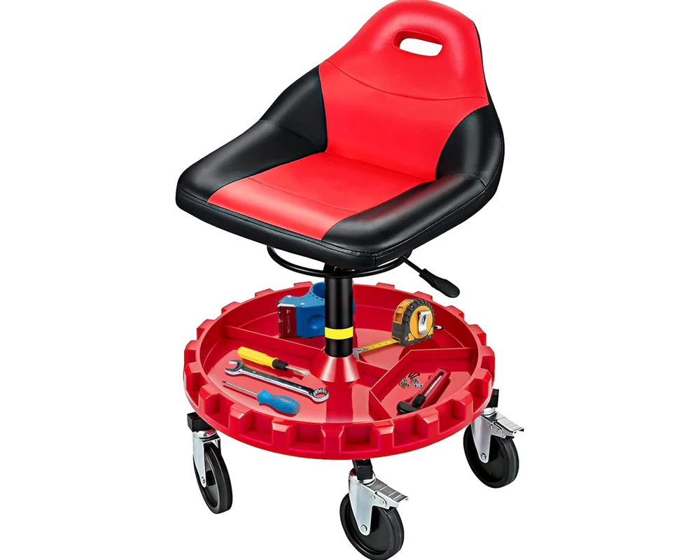 Rolling Workshop Seat With Adjustable Height - Image 11