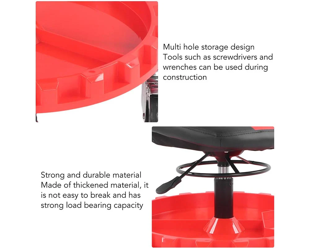 Rolling Workshop Seat With Adjustable Height - Image 5
